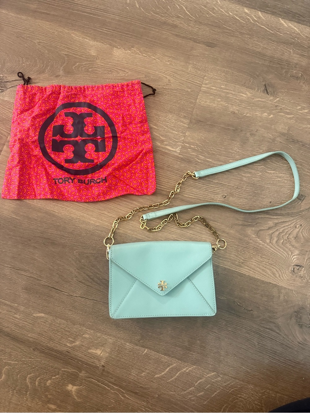 Tory Burch Mint Envelope bag